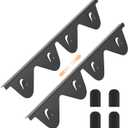 Stove Gap Covers Stainless Steel - 2 Pack Stove Gap Filler, Retractable Length 13.8" to 27.5", Width 0.79" Stove Side Gap Covers for Kitchen, Range Trim Kit, Heat Resistant Gap Guards for Gaps