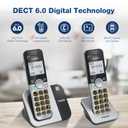 VTech Cordless Phone with Large Display and Big Buttons, DECT 6.0 with Caller ID/Call Waiting, Full Duplex Speakerphone, ECO Mode, Last 10 Number Redial, Easy to Use,VG231