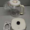 Topwit Electric Tea Kettle, 11 Temperature Control & 4 Presets Glass Kettle with Removable Infuser, 0.8L Electric Kettle for Coffee, Formula, Tea Maker with 8H Keep Warm, Boil-dry Protect, Beige