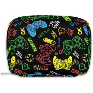 Kids Toiletry Bag for Boys, Cute Small Video Games Wash Bag for Little Young Boys Waterproof Cosmetic Weekender Bag Toddler Traveling Toiletries