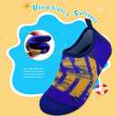 WateLves Kids Water Shoes Toddler Girls Boys Barefoot Non-Slip Quick Dry Aqua Socks for Beach Swim Walking (1-2 Little Kid, Excavator)