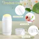 Teenyyou 30 Pcs Empty Deodorant Containers Twist up Filling Stick Plastic Deodorant Container Refillable Bottles Bottomfill Round Lip Balm Tubes for Homemade DIY Lipstick Crayon(30 ml,White)