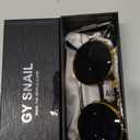 GYsnail Make the world clear Round Flip Up Sunglasses for Men, Flip-up Shades with Double Lenses, Small Hippie Eyewear