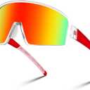 FEISEDY Polarized Sports Sunglasses for Men Women Youth Cycling Glasses Baseball Softball Sunglasses B2368
