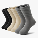 Boot Socks for Women Winter Wool Solid Thick Warm Socks Crew Socks Christmas Gift, Size: 5-11
