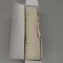 Baby Swaddle Receiving Blankets with Matching Beanie Set Newborn Nursery Swaddle Wrap for Baby Girls and Boys (Apricot)