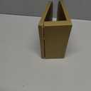 ALELION Gold Napkin Holder for Table, Wooden Upright Napkin Holders for Kitchen, Standing Napkin Dispenser for Kitchen Dining Room Party Cocktail Outdoor Use