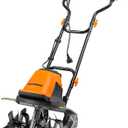 LawnMaster TE1016M Electric Tiller 10-Amp, 16-Inch,Green