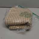 Boho 3x5 ft Washable Area Rug Entryway Runner for Kitchen, Non Slip Woven Hallway Rugs Kitchen Mats for Floor Hall Rug Indoor Door Mat Carpet for Backdoor Bedroom Living Room, Easy Clean, Brown