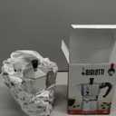 Bialetti Moka Express Iconic Italian Stovetop Espresso Maker (Natural Silver, 6 Cups)