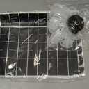 KIVY Spice Drawer Organizer with 24 Spice Jars & 240 Labels - Seasoning Rack for Organization - Kitchen Drawer Insert for Spice Jars - Glass Seasoning Jars with Airtight Lids - Glass Spice Jars Empty (Black)