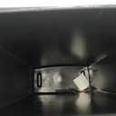 Winco Slender Trash Can, 23-Gallon, Black