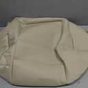 NLQR Front Driver Bottom Replacement Seat Cover Ivory Microfiber Leather Compatible with Mercedes Benz C250 C300 C350 2008-2014, Compatible with Mercedes Benz GLK250 GLK280 GLK300 GLK350 2008-2015
