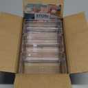 STORi SimpleSort 6-Piece Stackable Clear Drawer Organizer Set | 6" x 3" x 2" Rectangle Trays | Small Makeup Vanity Storage Bins and Office Desk Drawer Dividers | Made in USA