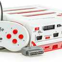 Retro-Bit Super Retro Trio HD Plus 720P 3 in 1 Console System - HDMI Port - for Original NES/SNES, Super Nintendo and Sega Genesis Games - Red/White