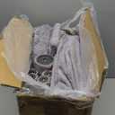 24inch Tall Cat Tree with 2 Cat Condo and Mouse Toy Cozy Small Cat Tower with Scratching Post and Board for Kitties and Small Cats.Light Grey (22 * 13 * 28)