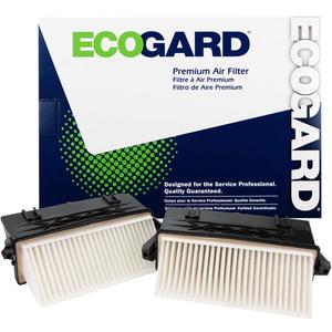 ECOGARD XA11843 Premium Engine Air Filter (Set of 2) Fits Mercedes-Benz ML350 3.0L DIESEL 2012-2015, GL350 3.0L DIESEL 2013-2016, S350 3.0L DIESEL 2012-2013, GLS350d 3.0L DIESEL 2017