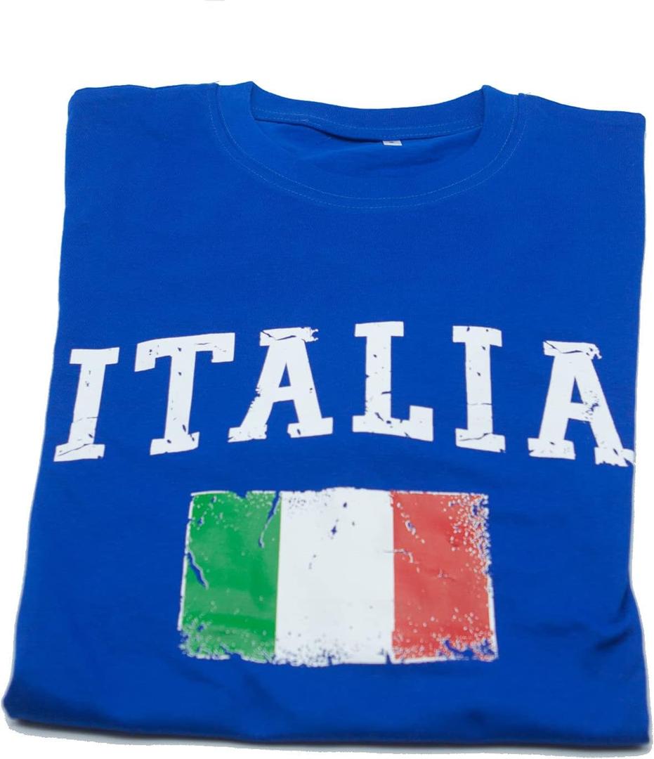 Italy Italian Flag Italia T-Shirt, Size Small