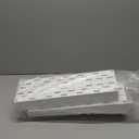 SPACELEAD Slim Storage Cart 3 Tier,Bathroom Organizer Rolling Utility, Mobile Shelving Unit Slide Out for Office, Kitchen, Laundry Room & Narrow Places,White