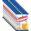 COMBOS Cheese Snacks - Cheddar Cheese and Crackers Snack Packs, Baked Cracker, 6.3-Ounce Bulk Snack Bag (Pack of 12) (EXP 02/01/27)