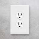 Henne Bery Sunken Pearls Heavy Duty Decorative Wall Plate Switch Plate Outlet Cover (Single Duplex, 3 Pack, White)