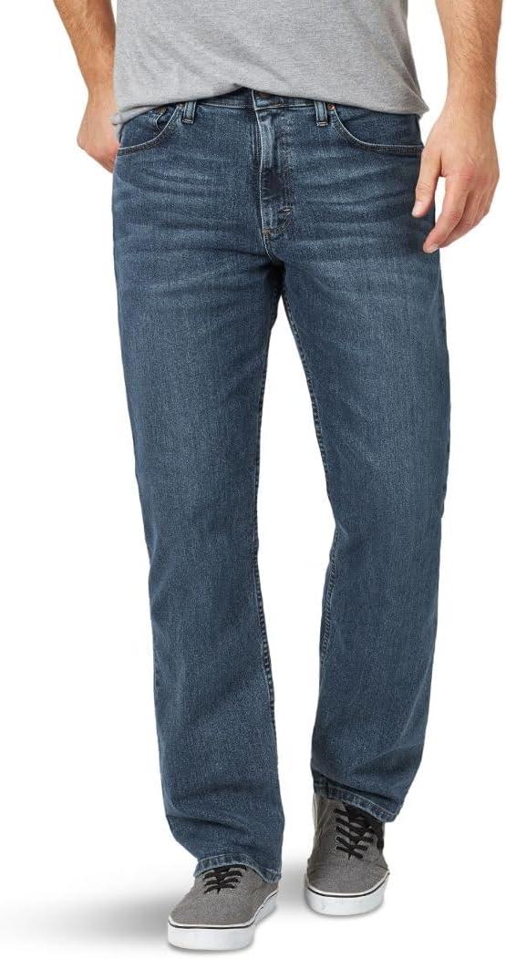 Wrangler Authentics Men's Comfort Flex Waist Relaxed Fit Jean (42W x 30L)