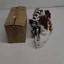 Joliyoou Halloween Decorations Outdoor, 31.5" H Sound Activated Hanging Girl Sitting on A Swing with Glowing Eyes, Creepy Sound & Kicking Legs, Life-Size Animatronic Ghost for Haunted House Decor