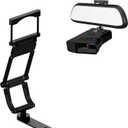 Rearview Mirror Radar Mount - Aluminum Bracket for Uniden R7 R8 Detectors