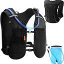 ECOHUB Running Hydration Vest Backpack, Lightweight Breathable Pack with 2L Water Bladder Bag Daypack for Hiking Trail Running Cycling Race Marathon for Women Men