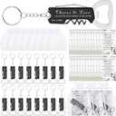 Jingmore 25 Sets Wedding Favors for Guests Bulk Cheers to Love Wine Bottle Opener Keychains Thank You Cards with Organza Bags for Bridal Shower Engagement Party Wedding Guest Souvenirs