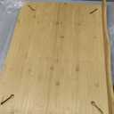 Riveira 30x22 Bamboo wood Stove Top Covers for Electric Stove & Gas Stove Top Covers for Gas Burners – Large Gas Stove Cover with Handle & Juice Groove – Rustic Stove Covers for Gas Stove Top