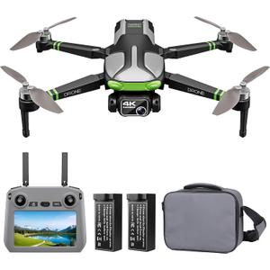 Drones with Camera for Adults 4K, 5.7" FPV Touchscreen, Auto Return, Follow