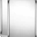 Terlulu Baking Sheet, Cookie Sheet, Stainless Steel Baking Pan, 2 Piece-19.6''x 13.8'' x 1.2'', Large Sheet Pan for Oven, Baking Tray for Baking&Roasting, Nonstick&Nontoxic&Easy Clean