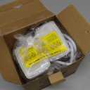 Onforu 32W Plug in Motion Sensor Lights Outdoor, 3200LM Motion Flood Light Dusk to Dawn, IP65 Waterproof Led Security Light Outside, 2 Heads Motion Activated Wall Light for Garage, Porch, Yard - White