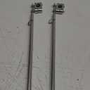 NovelBee 2 Pack of 15.35 Inch Stainless Steel Flag Pole Rail Mount from 7/8" to 1-1/4" for Boat Yacht Marine