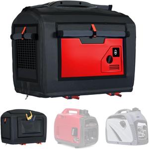 Generator Cover for Honda Generator EU3200i,EU2000i,Champion,Westinghous2200,WEN 56235i,Pulsar G2319N Portable Generator Cover Outdoor,21.7Lx 13.8Wx 17.4H,Black