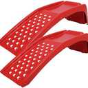Amazon.com: Car Ramps Set 8000lbs Auto Ramp, Max Lift Height 8 inch, Set of 2 Ramps (Red, 36.42" L x 13.39" W x 11.81" H) : Automotive