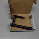 NearMoon Toilet Paper Holder Self Adhesive, Premium Thicken SUS304 Stainless Steel Rustproof Adhesive Toilet Roll Holder no Drilling for Bathroom, Kitchen, Washroom (1 Pack, Matte Black)