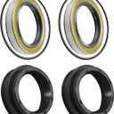 EL EastLane Inner Outer Rear Wheel Axle Seal Kit Fit for Toyota 4Runner Pickup T100 Tacoma Tundra 1979-2006, Seal Ring Replace 90313-48001 90301-88077 90310-50006