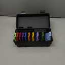 Wahl Clipper Genuine Secure-Fit Attachment Guard Organization Kit with Color Pro Colored Hair Clipper Guide Combs, 14 Piece Premium Storage Kit Hair Clippers, Multicolor - 3291-100