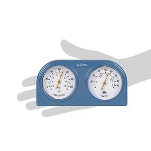 104-288BL La Crosse Indoor Temperature & Humidity Gauge - Blue,Pack Of 2