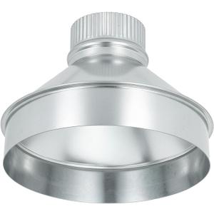 Duct Reducter 8" to 3" Inch Air Ducting Reducer Increaser Air Duct Adapter or Round Metal Pipe Reducer for Bathroom Kitchen Ventilation Systems