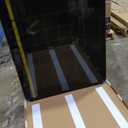 Magnetic Glass Blackboard Calendar 48"x36" Monthly Glass Dry Erase Board for Wall Planner GlassBlack Board Calender Wall Mounted for Office School Home(Black)