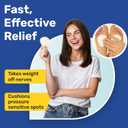 12-Pack Metatarsal Foot Pads for Pain Relief - 1/4 Thick, Ball of Foot Cushions for Women and Men, Forefoot and Sole Support, Metatarsalgia Mortons Neuroma. Metatarsal Pads Ball of Foot Cushions.