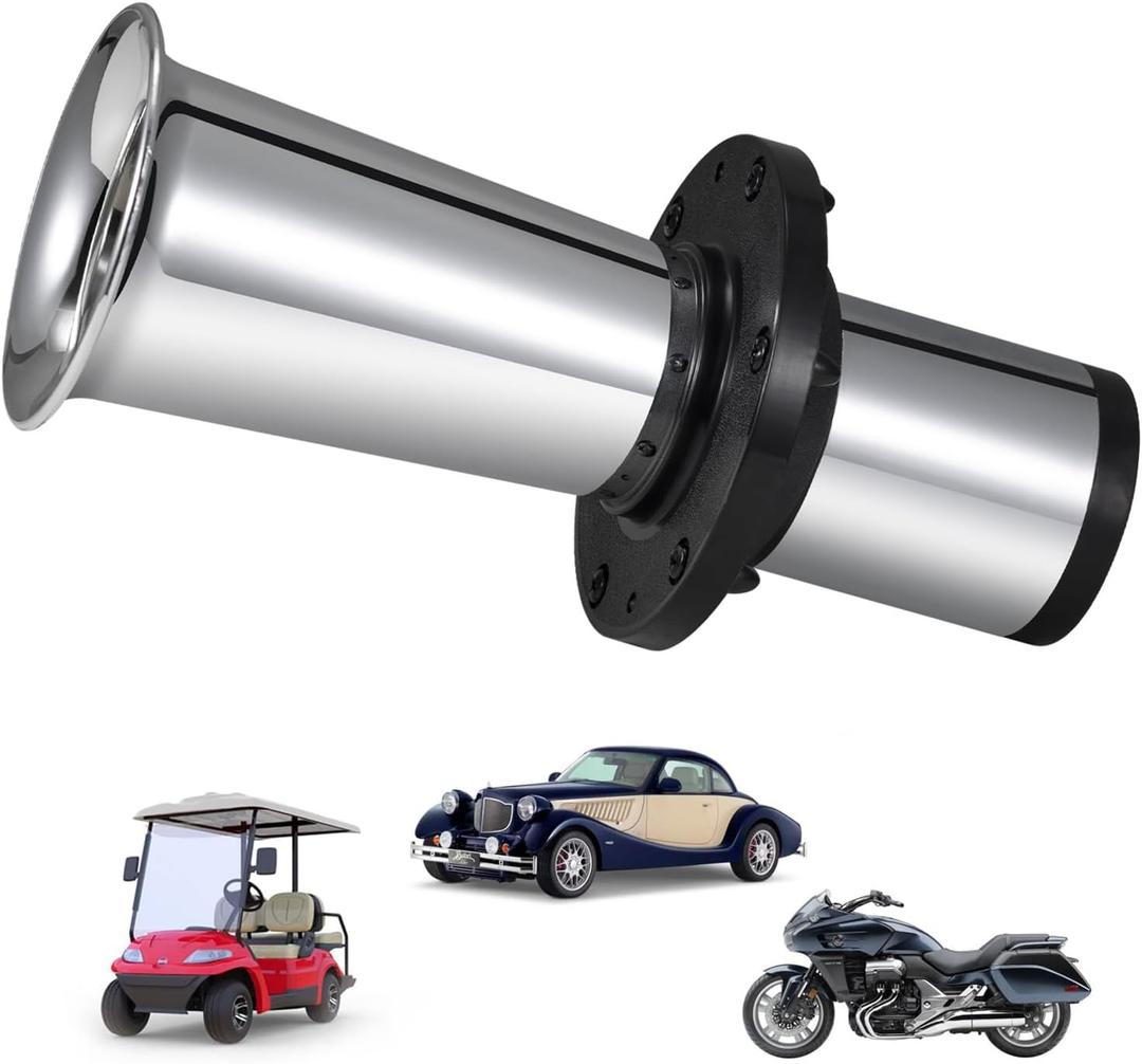 OOGA Air Horn Antique Ahooga Vintage Classic Old Style School 12V 110DB Car Air Horn Loud Ahooga Similar to Antique Vintage Old Car Banhao Chrome