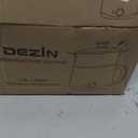 Dezin Hot Pot Electric with Steamer, Rapid Noodles Cooker, Stainless Steel Electric Pot 1.6 Liter, Perfect for Ramen, Egg, Dumpling, Soup, Oatmeal with Temperature Control and Keep Warm Function (1.7 Quarts, Creamy Beige)