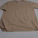 Ebifin Womens Oversized Tshirts V Neck Tee Shirts Half Sleeve Loose Fit T Shirt Cotton Tunic Tops 2024 (Medium, 01-khaki)