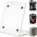 Appliance Slider for Coffee Maker, Acrylic Sliding Tray for Kitchen Countertop, Non-Slip Counter Mat for Small Appliances, 10.6" W x 14" D