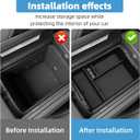 Center Armrest Double-Layered Storage Box for Hyundai Palisade 2026 Center Console Organizer Tray Interior Accessories
