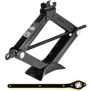 Scissor Jack for Car 2 Ton 4,409 lbs Capacity - Compact Lift Jack for Auto with Extended Ratcheting Handle, Portable Scissor Car Jack Kit for Cars, SUV, MPV, Sedans